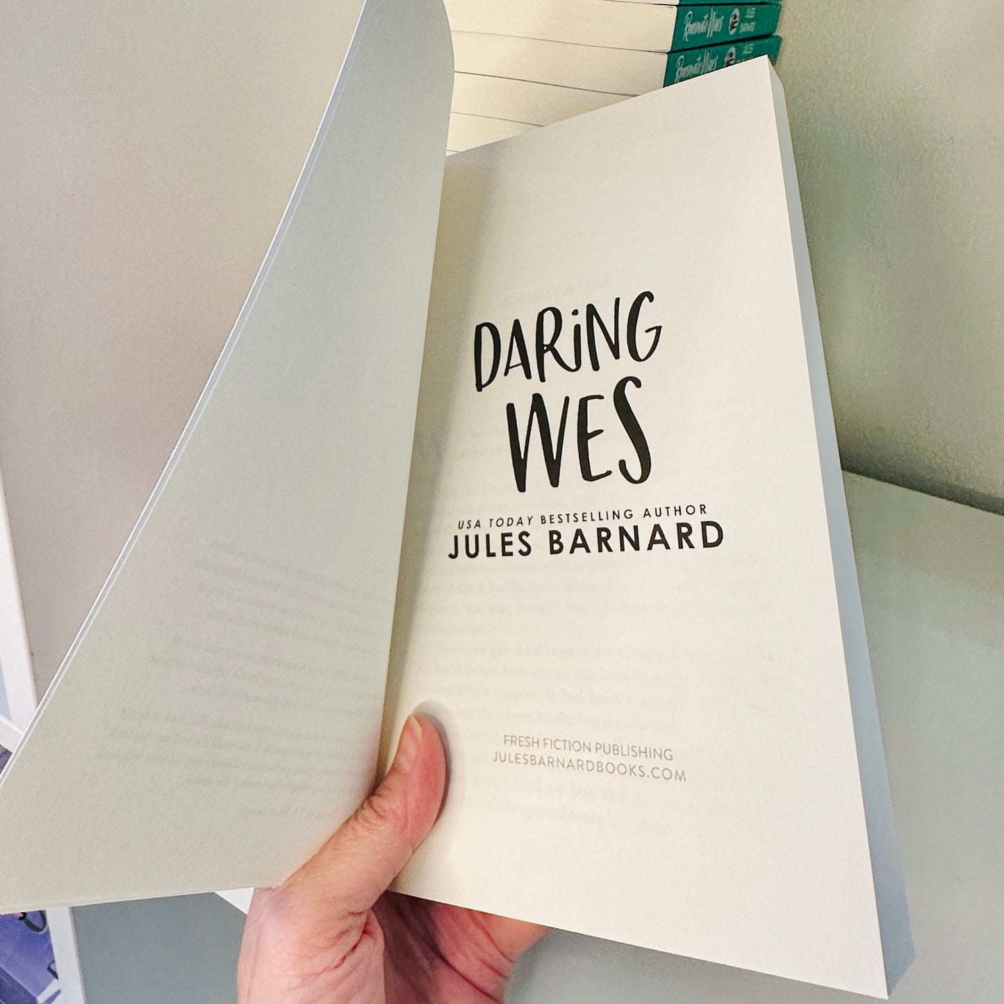 Daring Wes Illustrated Cover Signed Paperback