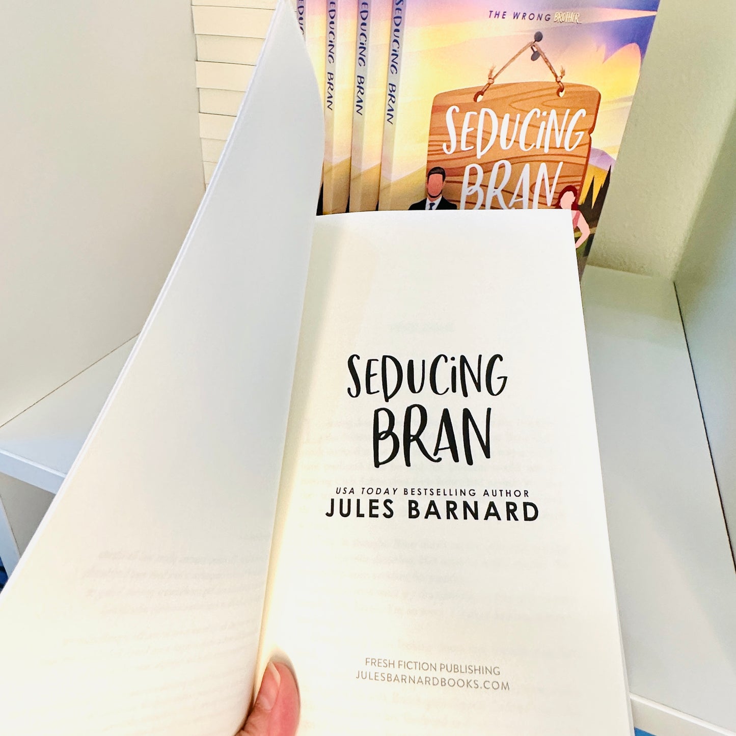Seducing Bran Illustrated Cover Signed Paperback