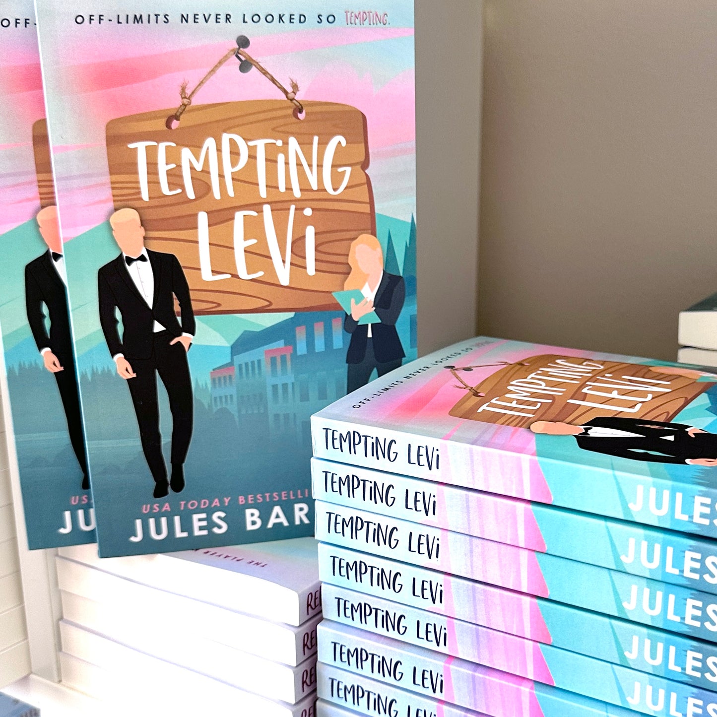 Tempting Levi Illustrated Cover Signed Paperback