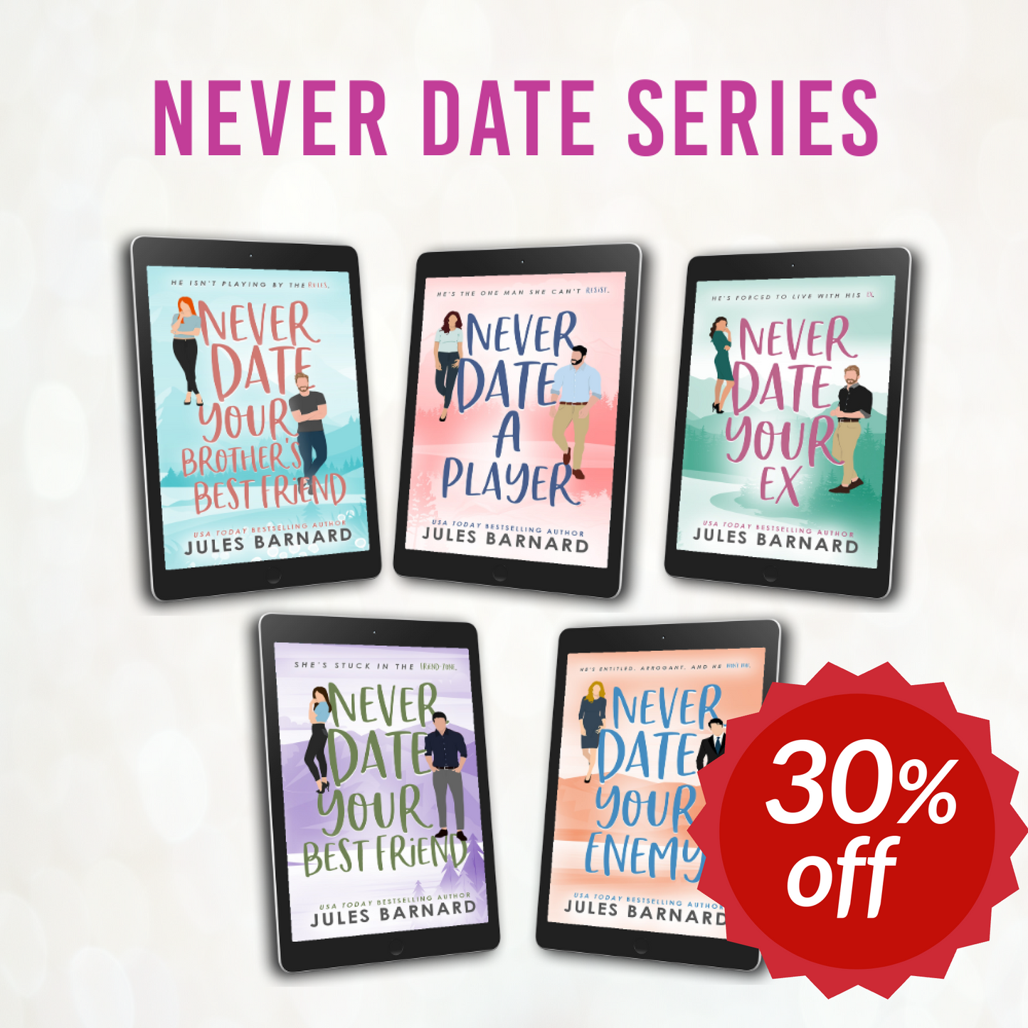 Never Date Complete Series eBook Bundle