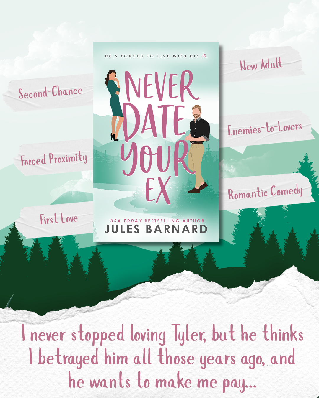 Never Date Series 5 e-Book Romance Bundle