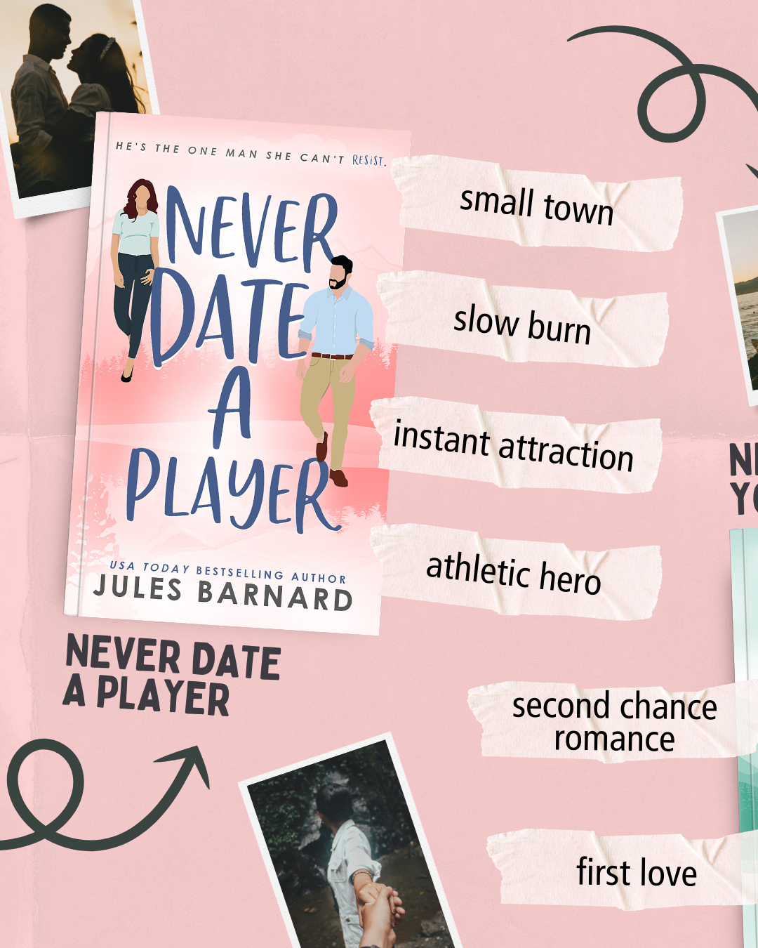 Never Date Series 5 e-Book Romance Bundle