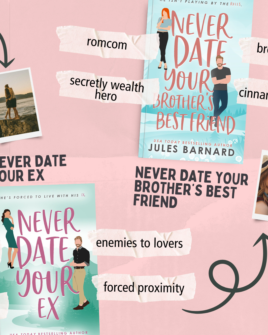 Never Date Series 5 e-Book Romance Bundle